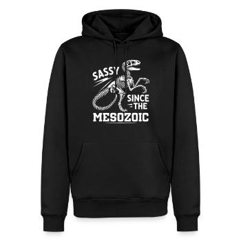Fossil Hunter, Fossil Hunter, Paleontologist - Men’s Premium Organic Hoodie - black - Front - Nico (187cm)