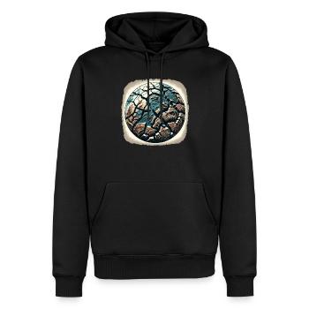 Fossil Hunter, Fossil Hunter, Paleontologist - Men’s Premium Organic Hoodie - black - Front - Nico (187cm)