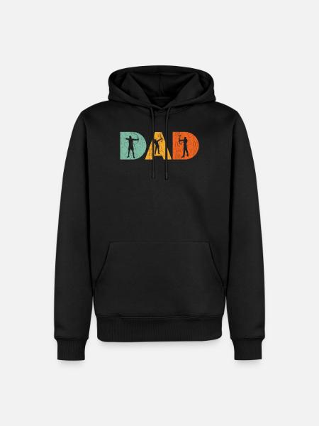 Archery Dad - Just like you - Men’s Premium Organic Hoodie - black