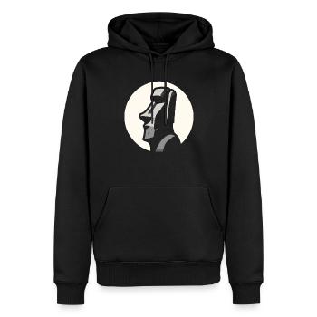 Petroglyph Rock Art Ancient Rock Drawing Indian - Männer Premium Bio Hoodie - Schwarz - Vorne - Nico (187cm)