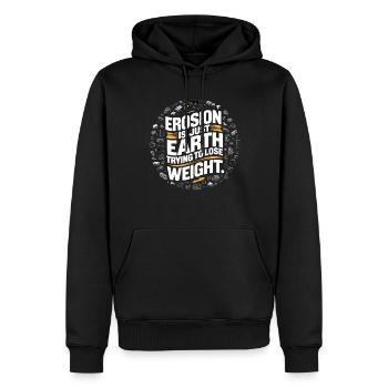 Geologie-steinjagd Achat-jäger-steinsammeln - Männer Premium Bio Hoodie - Schwarz - Vorne - Nico (187cm)