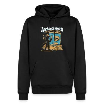 Archäologie Archäologe Historische Erkundung - Männer Premium Bio Hoodie - Schwarz - Vorne - Nico (187cm)