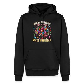 Geologie-steinjagd Achat-jäger-steinsammeln - Männer Premium Bio Hoodie - Schwarz - Vorne - Nico (187cm)