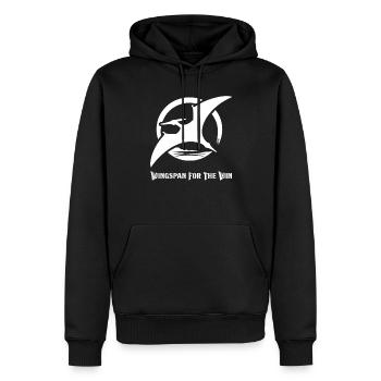 Fossil Hunter, Fossil Hunter, Paleontologist - Men’s Premium Organic Hoodie - black - Front - Nico (187cm)