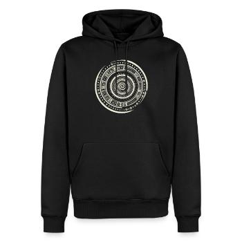 Petroglyph Rock Art Ancient Rock Drawing Indian - Männer Premium Bio Hoodie - Schwarz - Vorne - Nico (187cm)