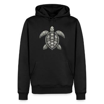 Petroglyph Rock Art Ancient Rock Drawing Indian - Männer Premium Bio Hoodie - Schwarz - Vorne - Nico (187cm)