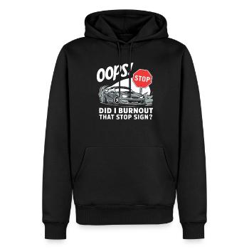 Auto-drift-rennen, Rennwagen-motorsport-drift - Männer Premium Bio Hoodie - Schwarz - Vorne - Nico (187cm)