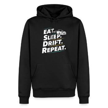 Auto-drift-rennen, Rennwagen-motorsport-drift - Männer Premium Bio Hoodie - Schwarz - Vorne - Nico (187cm)
