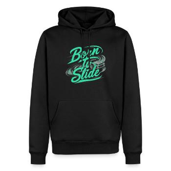 Auto-drift-rennen, Rennwagen-motorsport-drift - Männer Premium Bio Hoodie - Schwarz - Vorne - Nico (187cm)