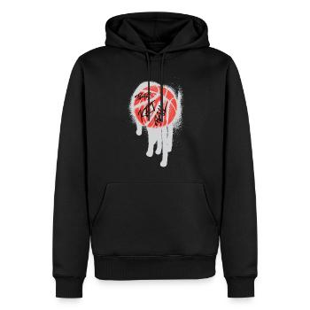 Basket-ball Basketteurs Joueurs - Sweat à capuche Premium bio Homme - noir - Devant - Nico (187cm)
