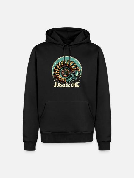 Fossil Hunter, Fossil Hunter, Paleontologist - Men’s Premium Organic Hoodie - black