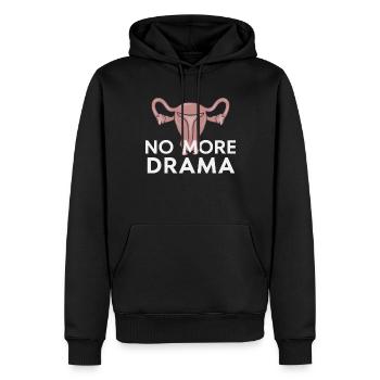 Hystérectomie pour restaurer la - Sweat à capuche Premium bio Homme - noir - Devant - Nico (187cm)