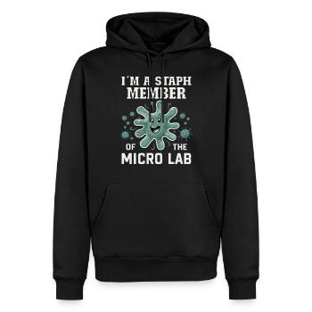 Microbiologist Microbiology Lab Staph Biology - Männer Premium Bio Hoodie - Schwarz - Vorne - Nico (187cm)