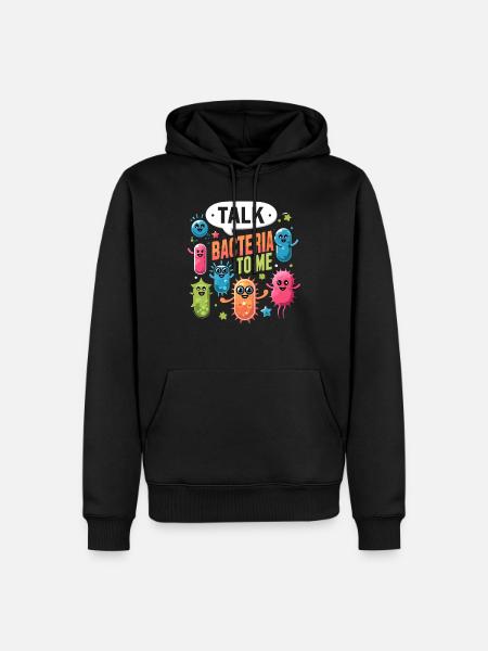 Microbiologist Microbiology Lab Staph Biology - Men’s Premium Organic Hoodie - black