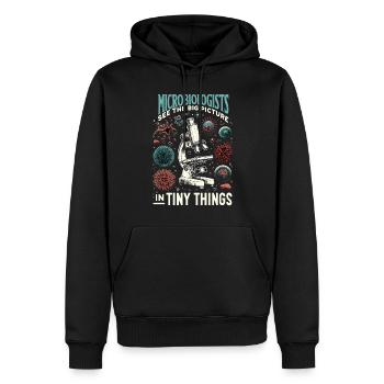 Microbiologist Microbiology Lab Staph Biology - Männer Premium Bio Hoodie - Schwarz - Vorne - Nico (187cm)