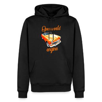 Open world engine Cabriolet Spruch gaming Cabrio - Männer Premium Bio Hoodie - Schwarz - Vorne - Nico (187cm)
