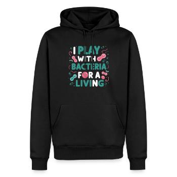 Microbiologist Microbiology Lab Staph Biology - Männer Premium Bio Hoodie - Schwarz - Vorne - Nico (187cm)