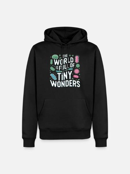 Microbiologist Microbiology Lab Staph Biology - Men’s Premium Organic Hoodie - black