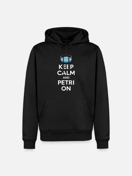 Microbiologist Microbiology Lab Staph Biology - Men’s Premium Organic Hoodie - black