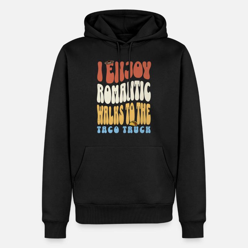 Tacos - Männer Premium Bio Hoodie - Schwarz