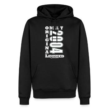Mayo 2004 Vintage Vintage Retro Cumpleaños - Sudadera con capucha prémium ecológica para hombre - negro - delante - Nico (187cm)