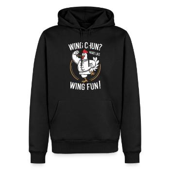 Kung Fu Chinesisches Kung Fu Asiatisches Kung Fu - Männer Premium Bio Hoodie - Schwarz - Vorne - Nico (187cm)