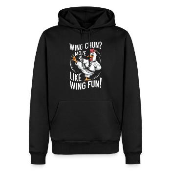 Kung Fu Chinesisches Kung Fu Asiatisches Kung Fu - Männer Premium Bio Hoodie - Schwarz - Vorne - Nico (187cm)