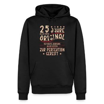 25 Geburtstag 25 Jahre Mann 25 jahre legende 25 - Männer Premium Bio Hoodie - Schwarz - Vorne - Nico (187cm)