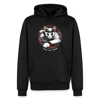 Kung Fu Chinesisches Kung Fu Asiatisches Kung Fu - Männer Premium Bio Hoodie - Schwarz - Vorne - Nico (187cm)