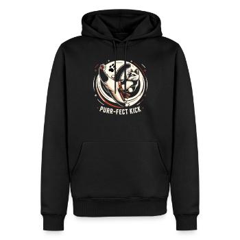 Kung Fu Chinesisches Kung Fu Asiatisches Kung Fu - Männer Premium Bio Hoodie - Schwarz - Vorne - Nico (187cm)