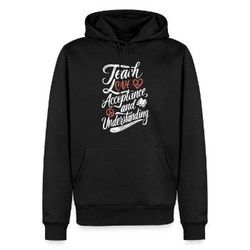 Sonderpädagogik-lehrer „sped Teacher Inclusion“ - Männer Premium Bio Hoodie - Schwarz - Vorne - Nico (187cm)