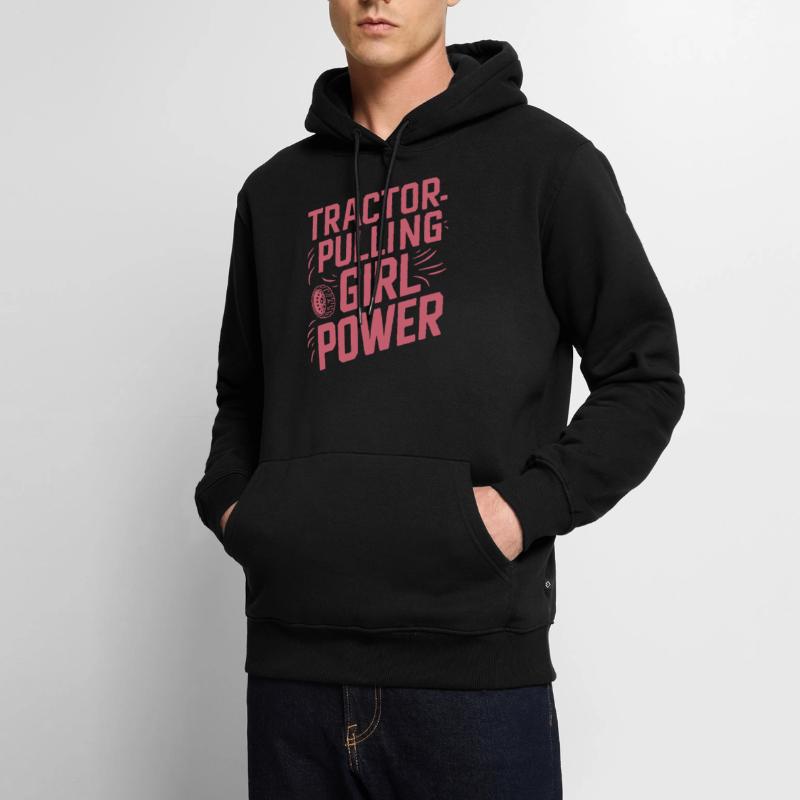 Tractor Pulling Tractor Pulling Tractor Power Farm Männer Premium Bio Hoodie