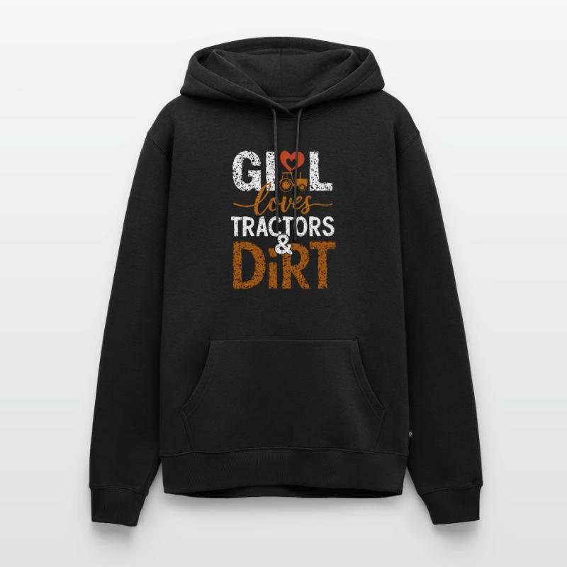 Tractor Pulling Tractor Pulling Tractor Power Farm Männer Premium Bio Hoodie