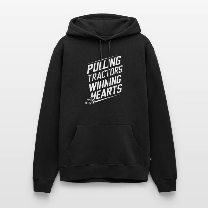 Tractor Pulling Tractor Pulling Tractor Power Farm Männer Premium Bio Hoodie