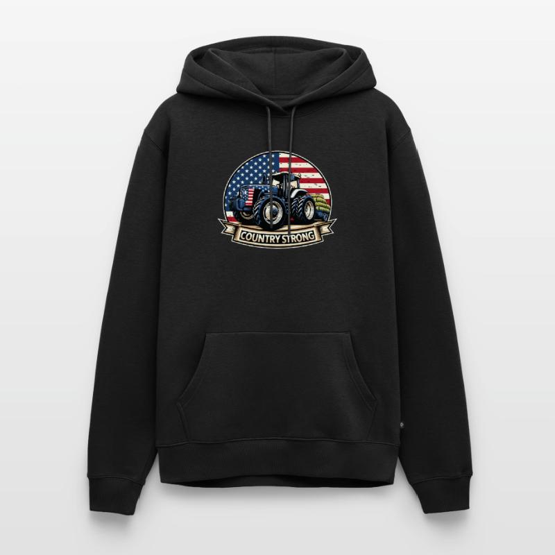 Tractor Pulling Tractor Pulling Tractor Power Farm Men’s Premium Organic Hoodie