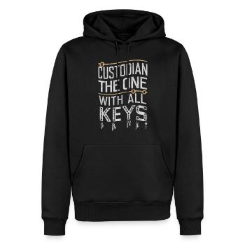 School administrators School staff Caretakers - Men’s Premium Organic Hoodie - black - Front - Nico (187cm)