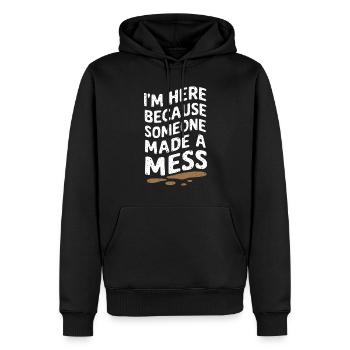 School administrators School staff Caretakers - Men’s Premium Organic Hoodie - black - Front - Nico (187cm)