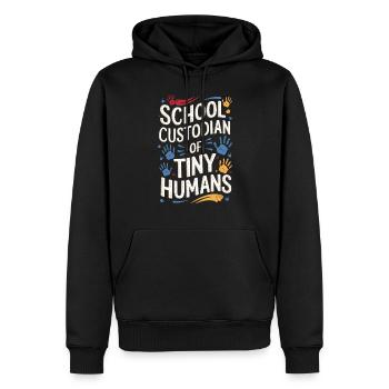 School administrators School staff Caretakers - Men’s Premium Organic Hoodie - black - Front - Nico (187cm)