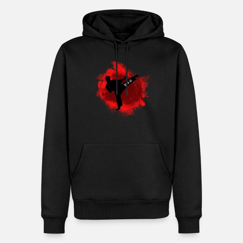 Karate - Männer Premium Bio Hoodie - Schwarz