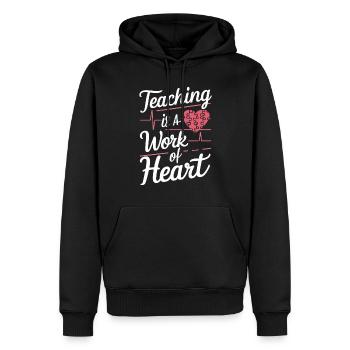 Sonderpädagogik-lehrer „sped Teacher Inclusion“ - Männer Premium Bio Hoodie - Schwarz - Vorne - Nico (187cm)