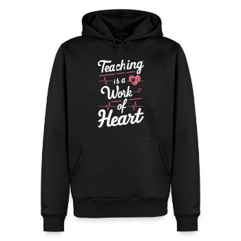 Sonderpädagogik-lehrer „sped Teacher Inclusion“ - Männer Premium Bio Hoodie - Schwarz - Vorne - Nico (187cm)