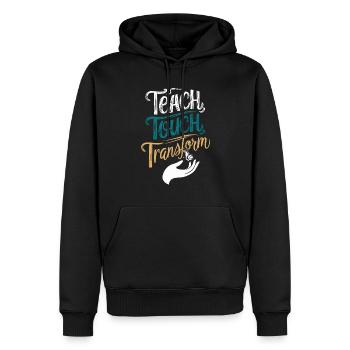 Sonderpädagogik-lehrer „sped Teacher Inclusion“ - Männer Premium Bio Hoodie - Schwarz - Vorne - Nico (187cm)