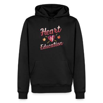 Sonderpädagogik-lehrer „sped Teacher Inclusion“ - Männer Premium Bio Hoodie - Schwarz - Vorne - Nico (187cm)