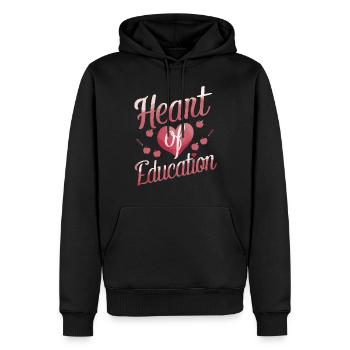 Sonderpädagogik-lehrer „sped Teacher Inclusion“ - Männer Premium Bio Hoodie - Schwarz - Vorne - Nico (187cm)