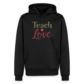 Sonderpädagogik-lehrer „sped Teacher Inclusion“ - Männer Premium Bio Hoodie - Schwarz - Vorne - Nico (187cm)