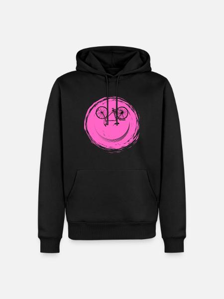 Bicycle Face - Men’s Premium Organic Hoodie - black