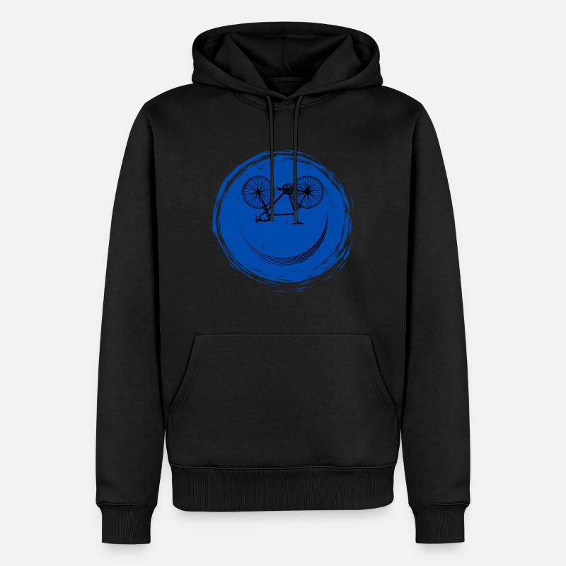 Face de vélo - Sweat à capuche Premium bio Homme - noir