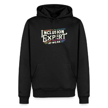 Sonderpädagogik-lehrer „sped Teacher Inclusion“ - Männer Premium Bio Hoodie - Schwarz - Vorne - Nico (187cm)