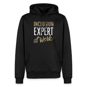 Sonderpädagogik-lehrer „sped Teacher Inclusion“ - Männer Premium Bio Hoodie - Schwarz - Vorne - Nico (187cm)