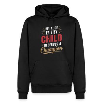 Sonderpädagogik-lehrer „sped Teacher Inclusion“ - Männer Premium Bio Hoodie - Schwarz - Vorne - Nico (187cm)
